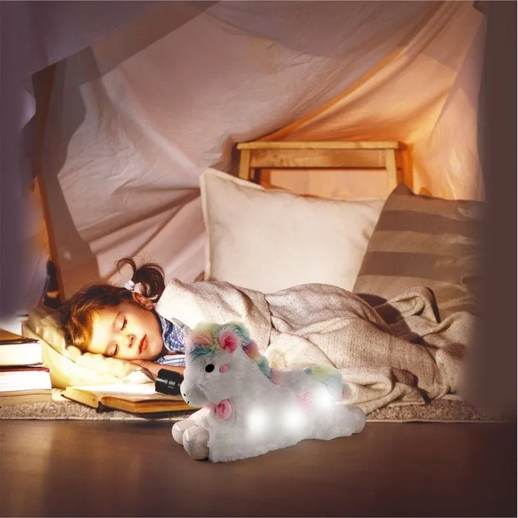 15" Glow Brights Toy Plush LED with Sound Unicorn