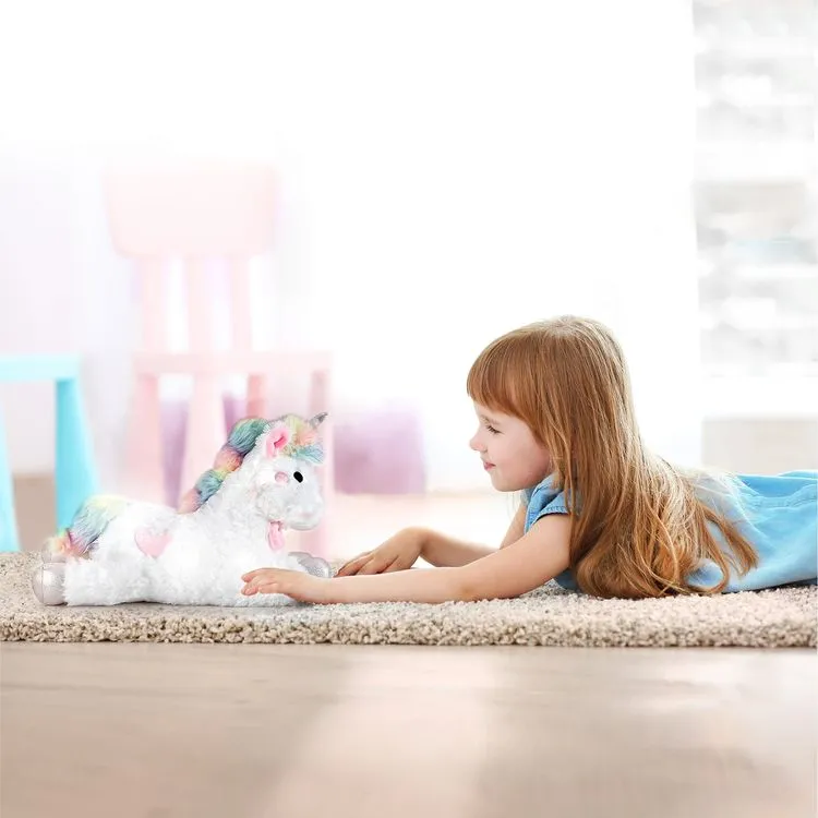 15" Glow Brights Toy Plush LED with Sound Unicorn