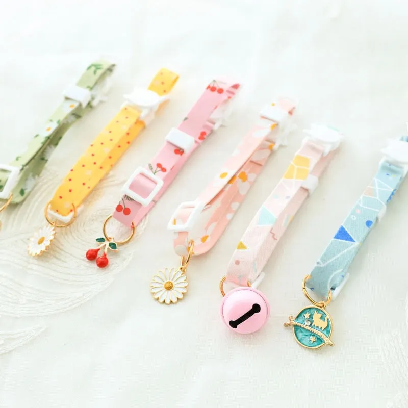 Adjustable Nylon collar With Bells