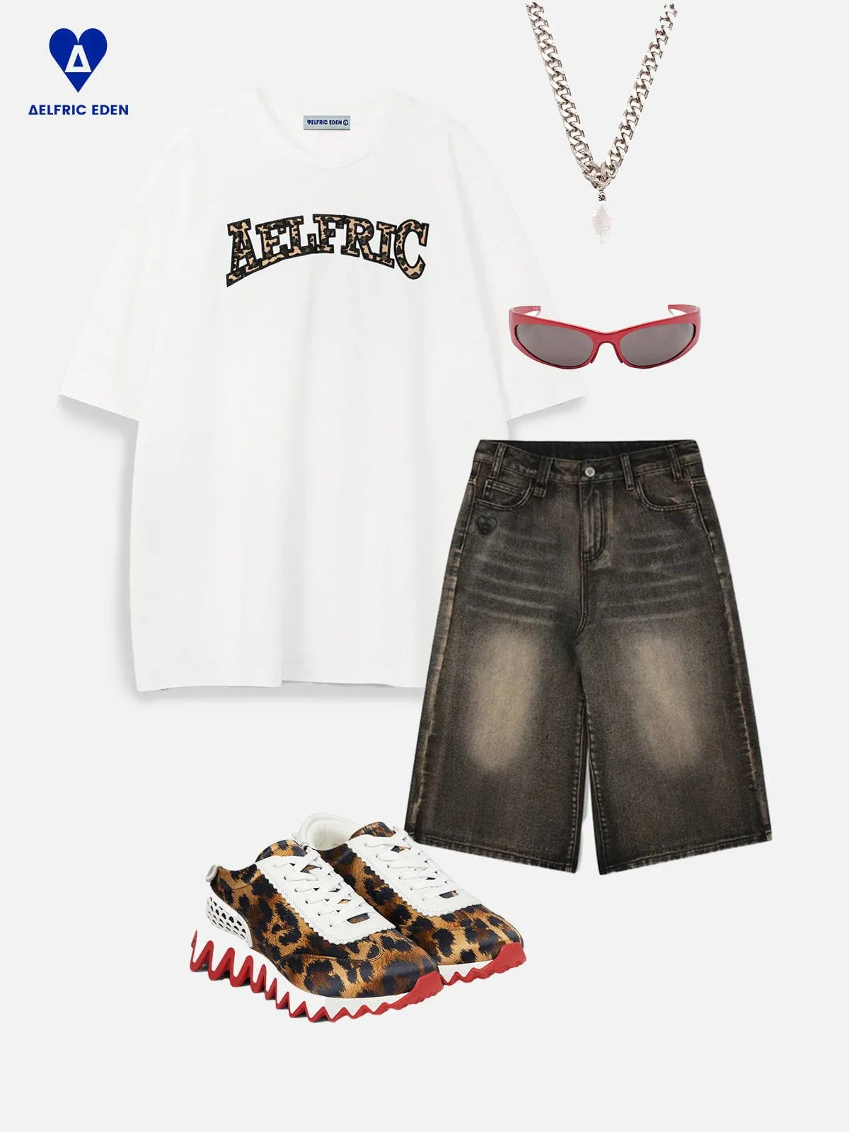 Aelfric Eden Leopard Print Tee