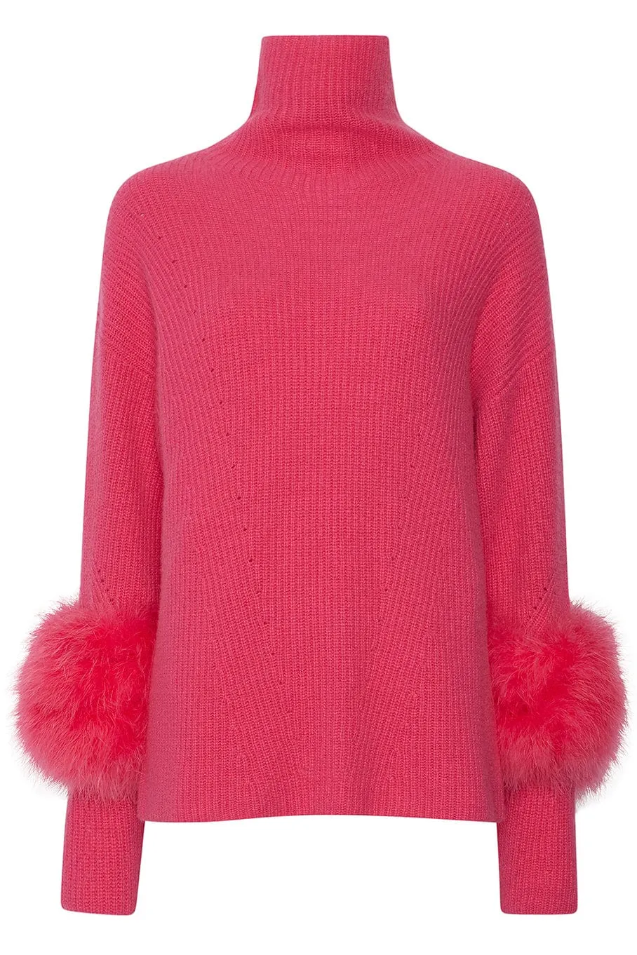 Airy Ribbed Turtleneck