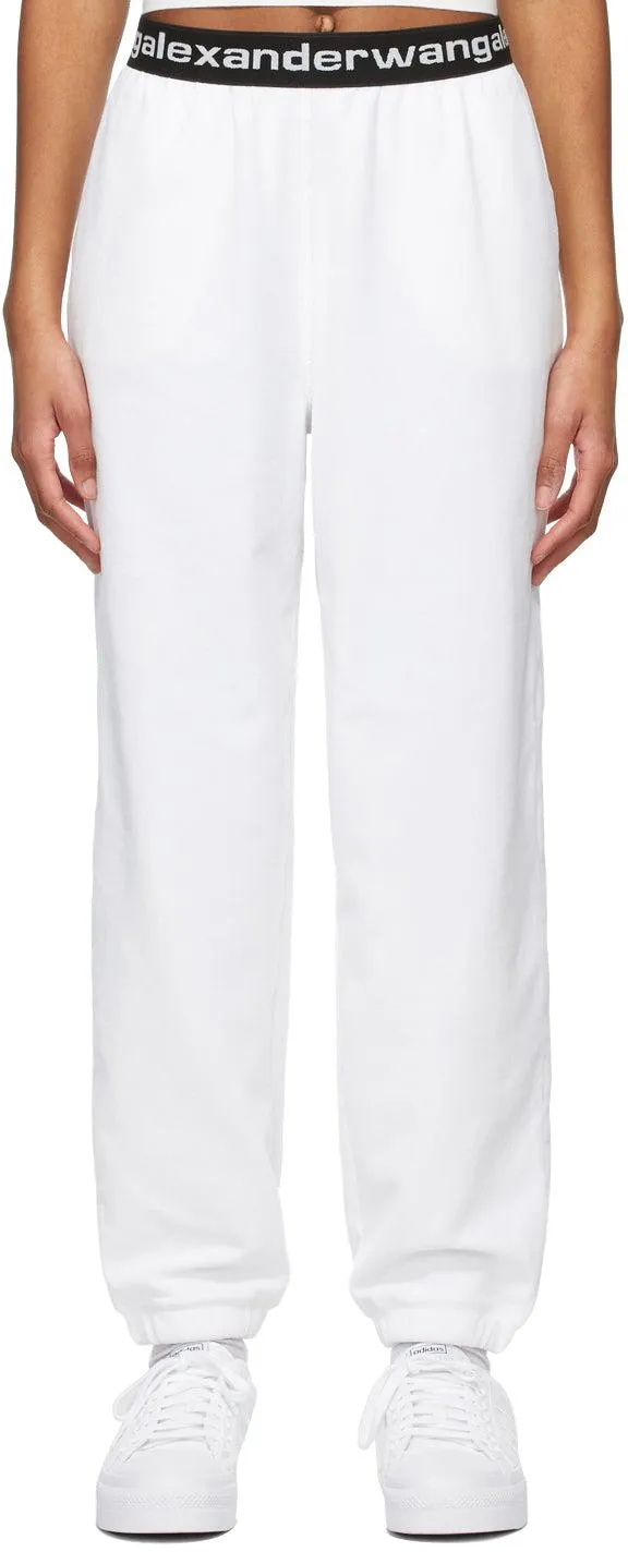 alexanderwang.t White Stretch Corduroy Lounge Pants