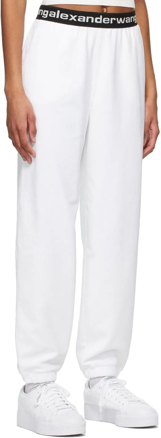 alexanderwang.t White Stretch Corduroy Lounge Pants