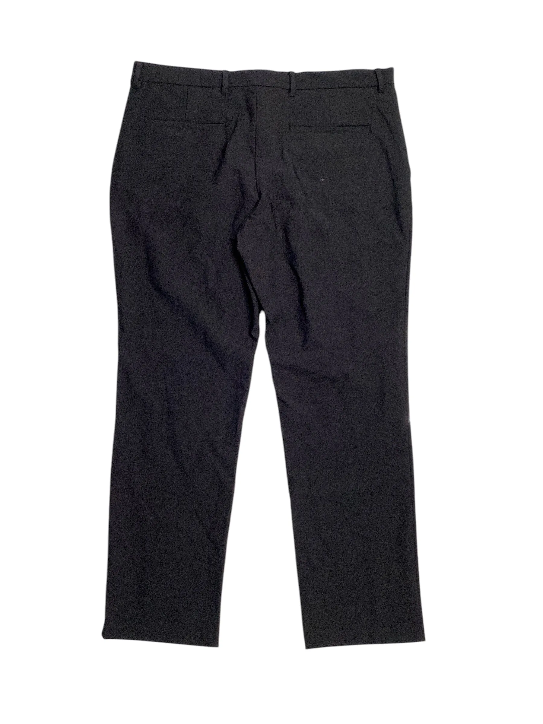 Alfani Mens Alfatech Classic Fit Suit Dress Pants Deep Black 34 x 30