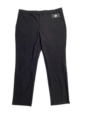 Alfani Mens Alfatech Classic Fit Suit Dress Pants Deep Black 34 x 30