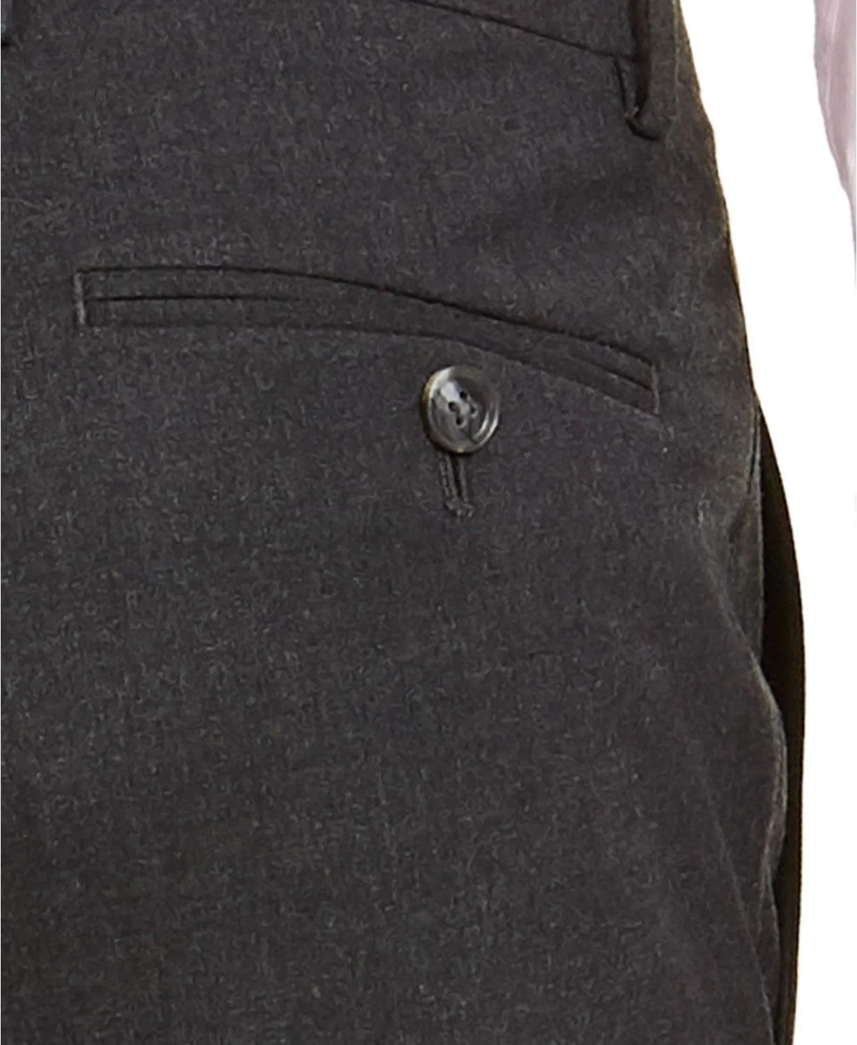 Alfani Mens Slim fit Dress Pants Pants 34 / 30 Charcoal Grey Solid Stretch