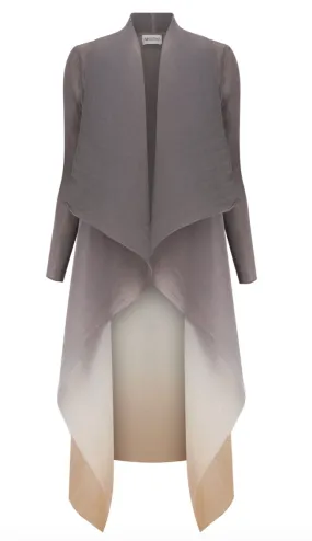 Alquema Long Collare Coat - STORM DE BLANC