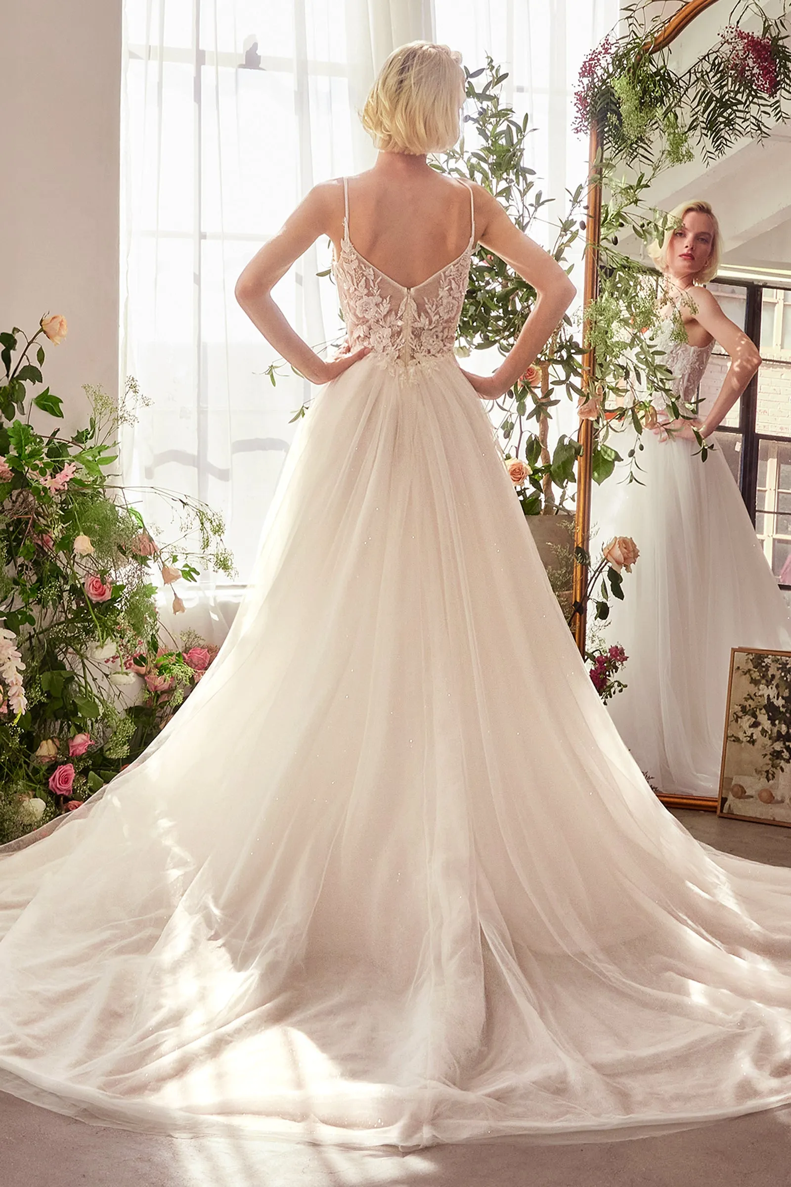 ANDREA & LEO WL029 Lace & Tulle Bridal Ball Gown