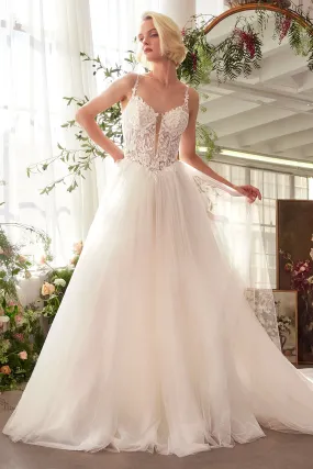 ANDREA & LEO WL029 Lace & Tulle Bridal Ball Gown