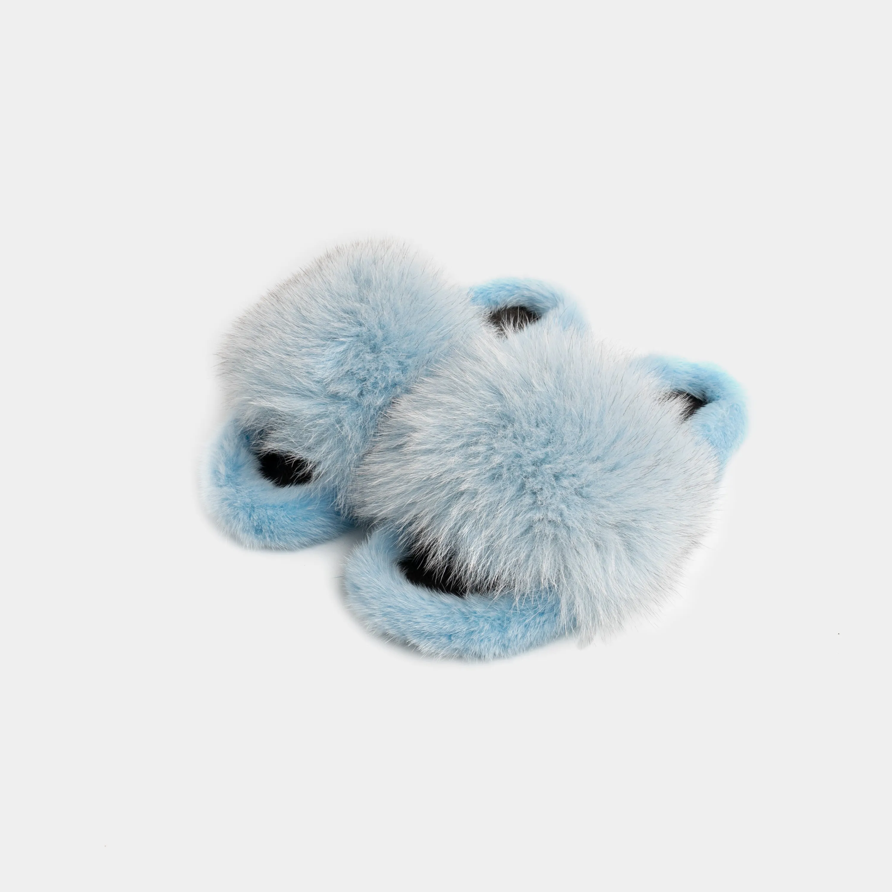 ASPEN - Slipper with Fur mink & Celestial Fox