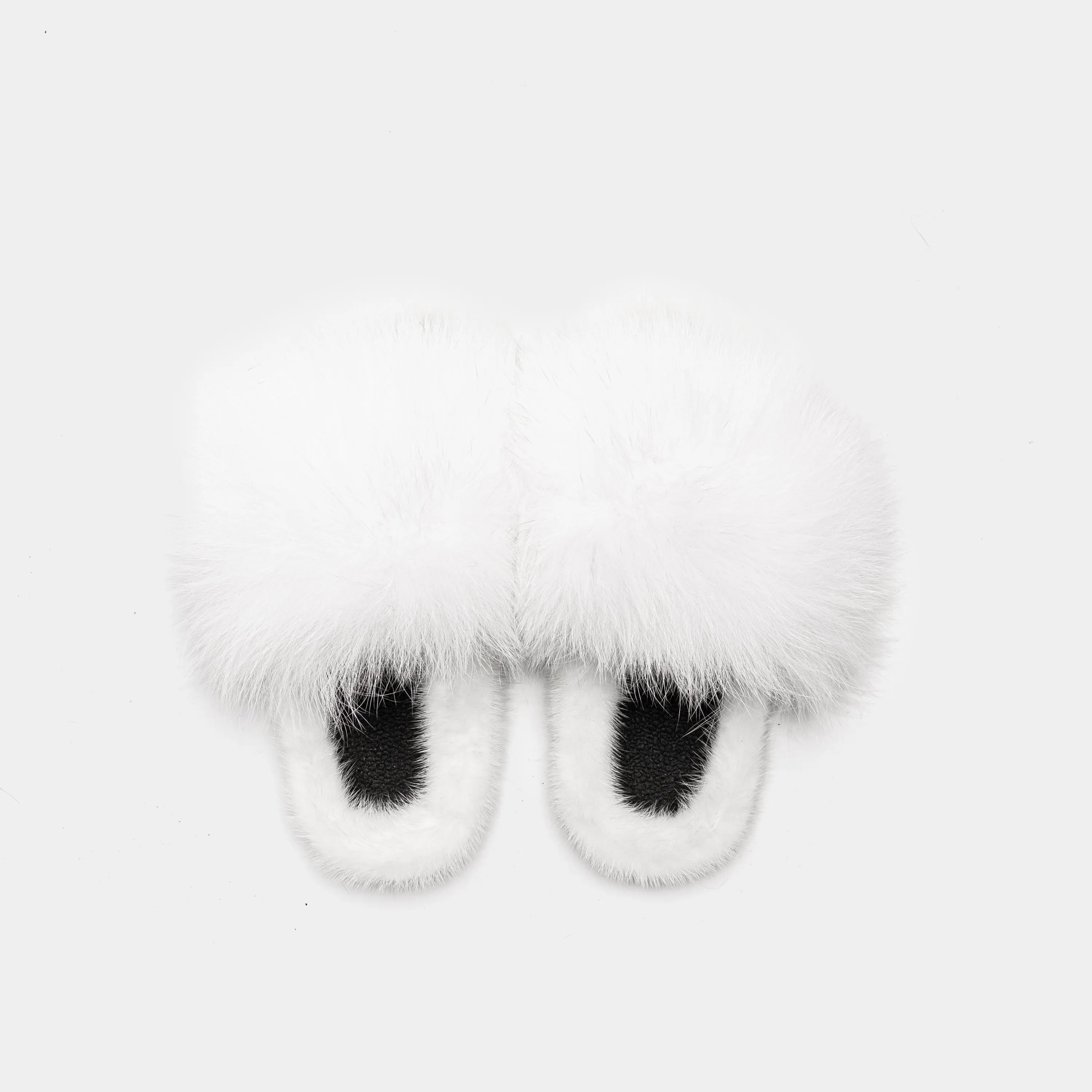 ASPEN - Slipper with Fur mink & White Fox