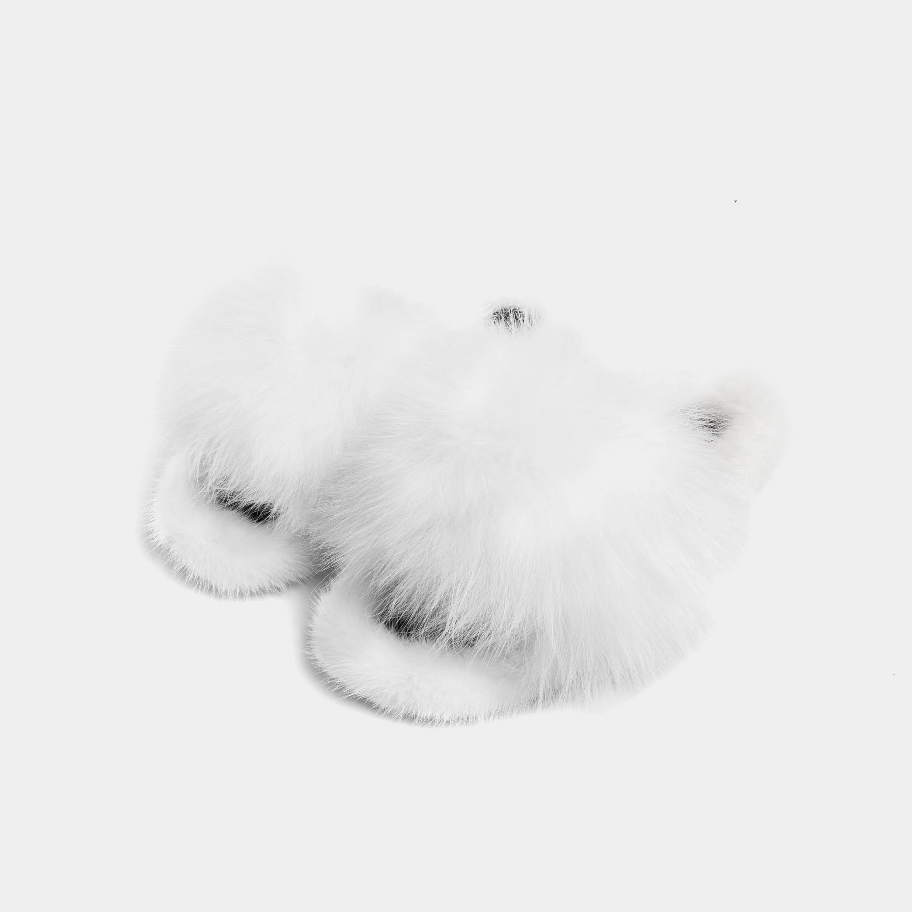ASPEN - Slipper with Fur mink & White Fox