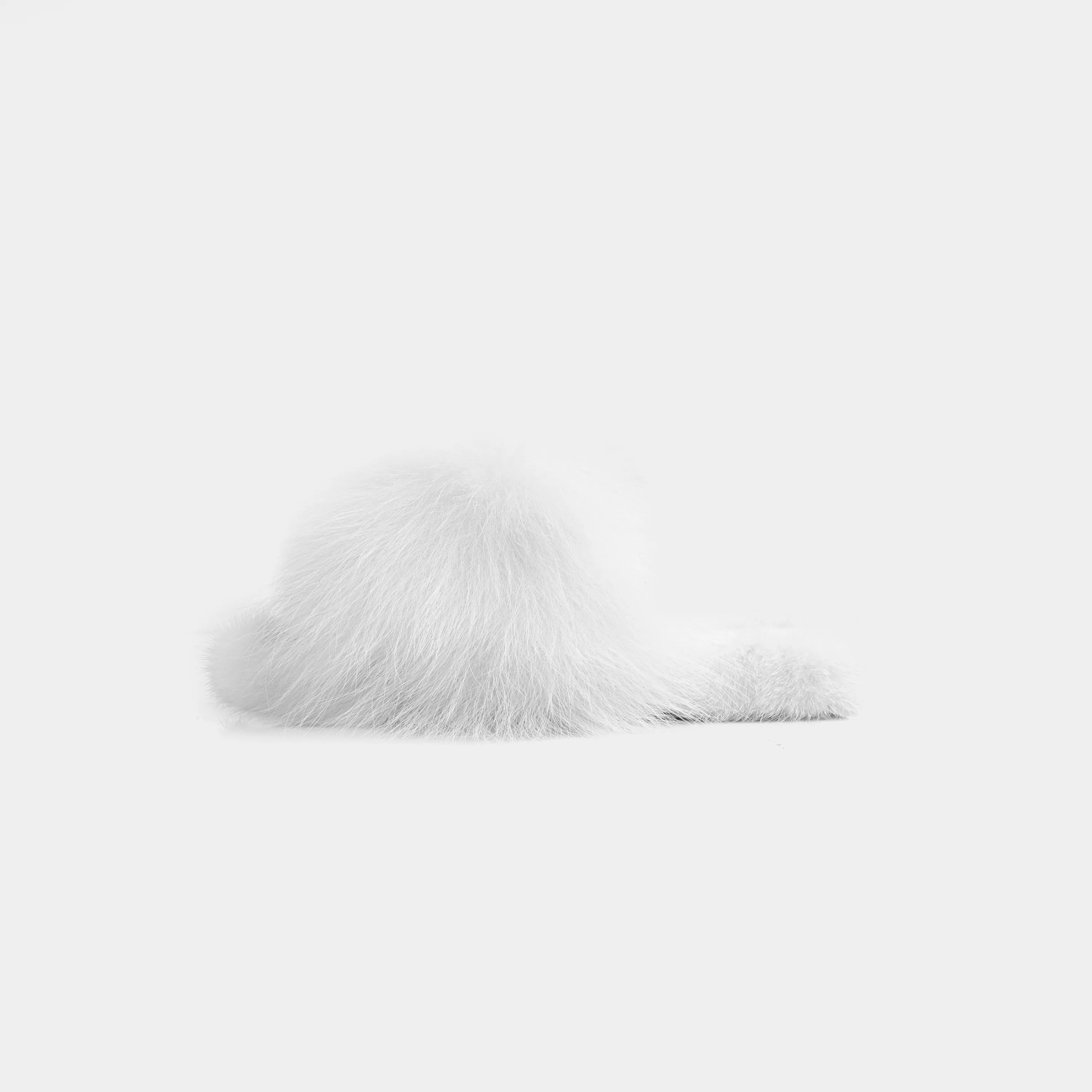 ASPEN - Slipper with Fur mink & White Fox