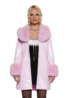 Back In Style Patent Trench Coat