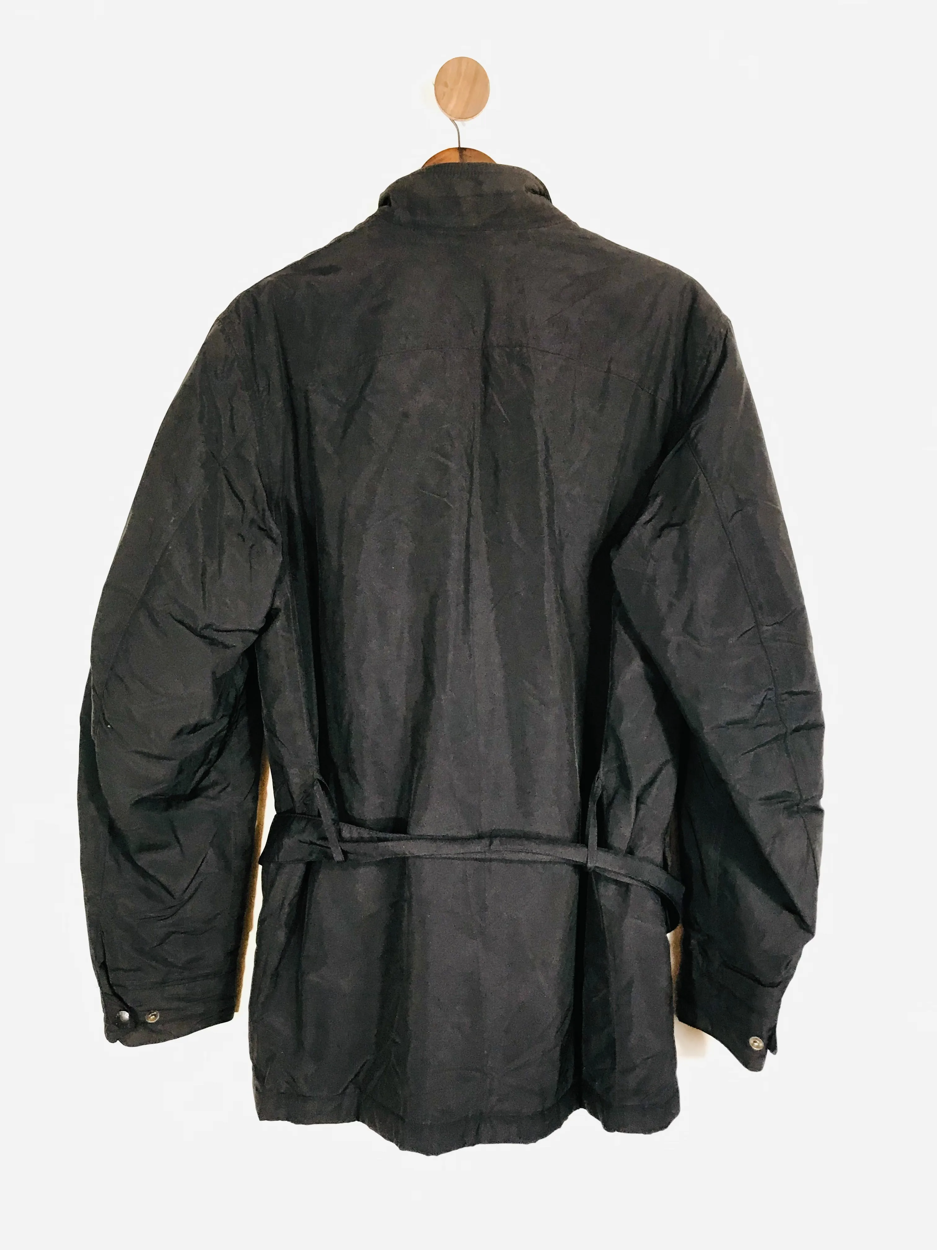 Barbour Men's Waterproof Overcoat Coat | L | Black