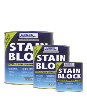Bedec Stain Block Paint - Translucent Grey