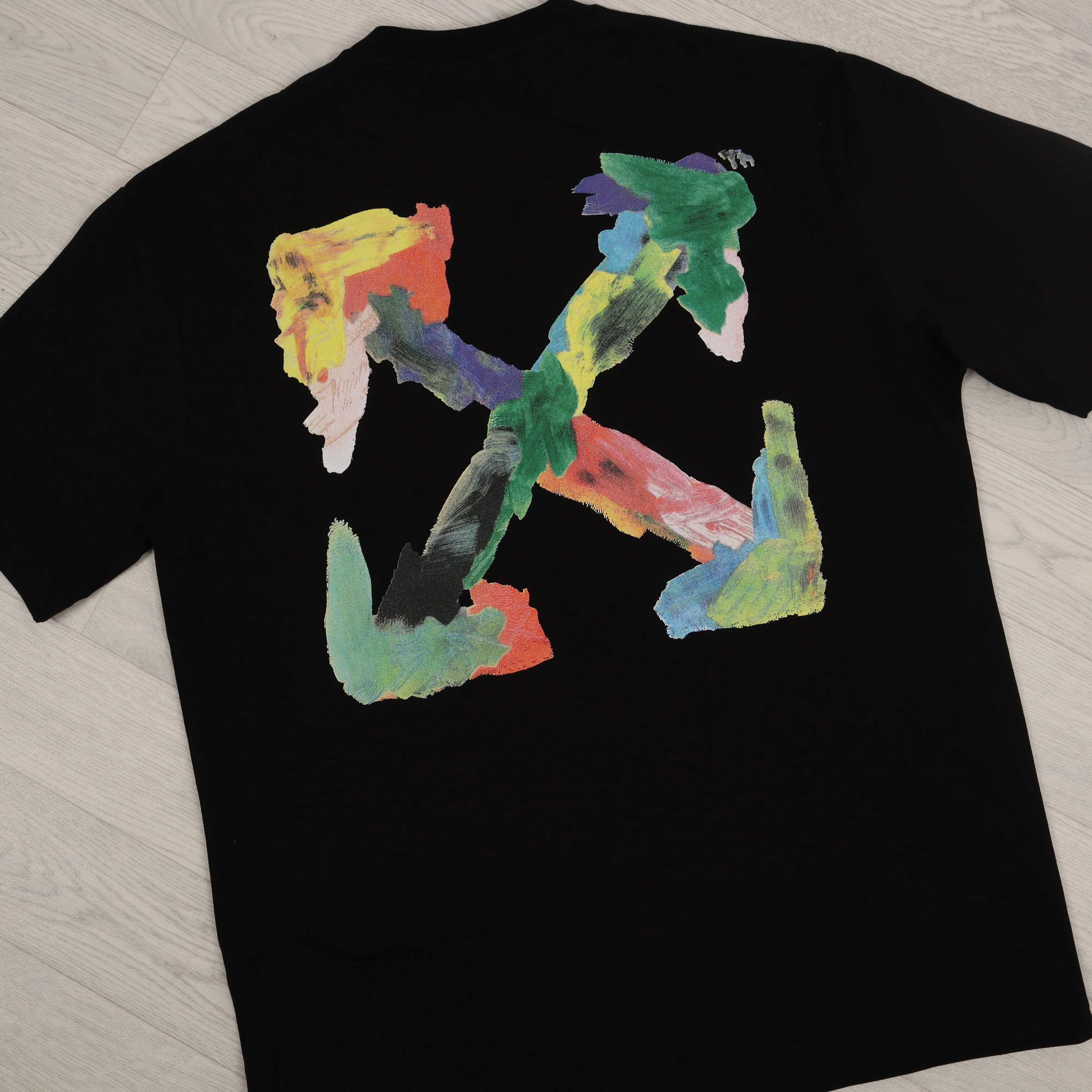 Black Brush Stroke Arrows T-Shirt