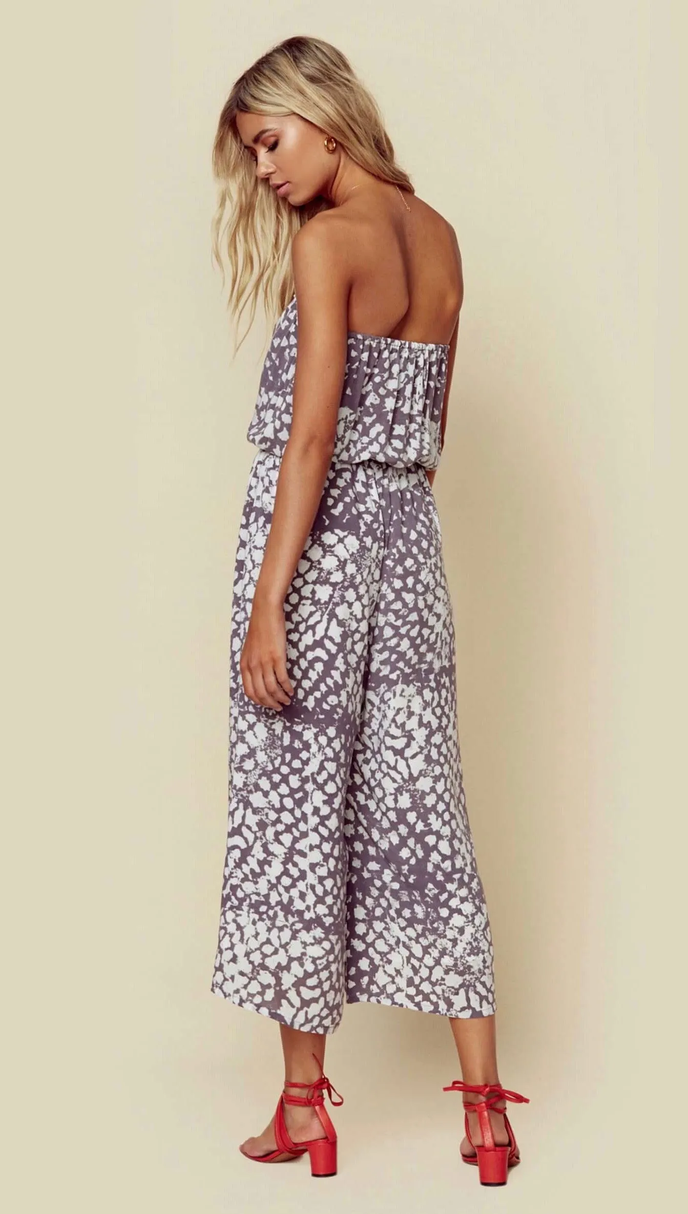 Blue Life Bell Jumper Leopard Grey