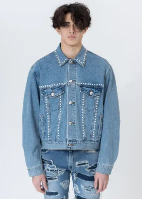 Blue Pearl Lining Denim Jacket
