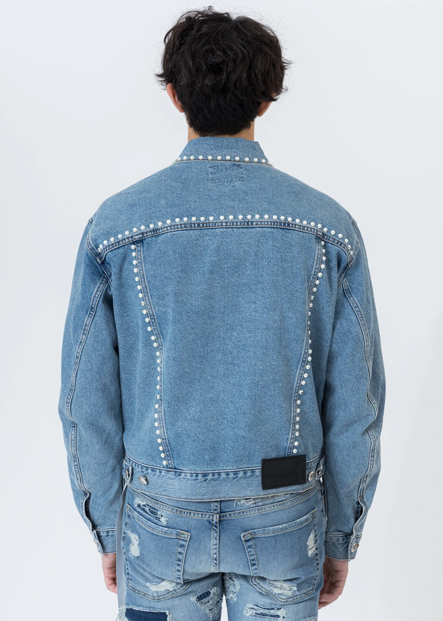 Blue Pearl Lining Denim Jacket
