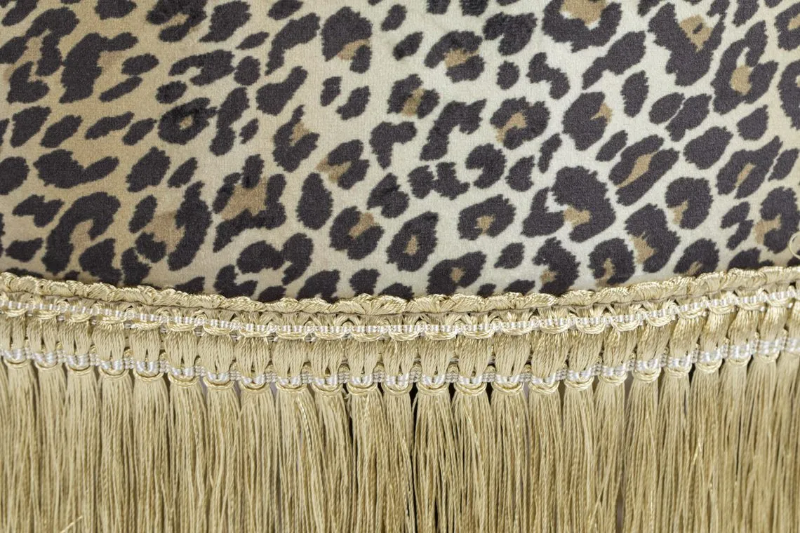 Bold Monkey My Lover and Best Friend Ottoman – Panther
