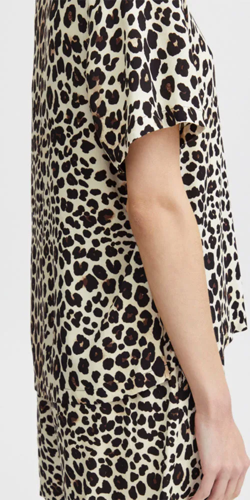 B.Young Leopard Print Shirt