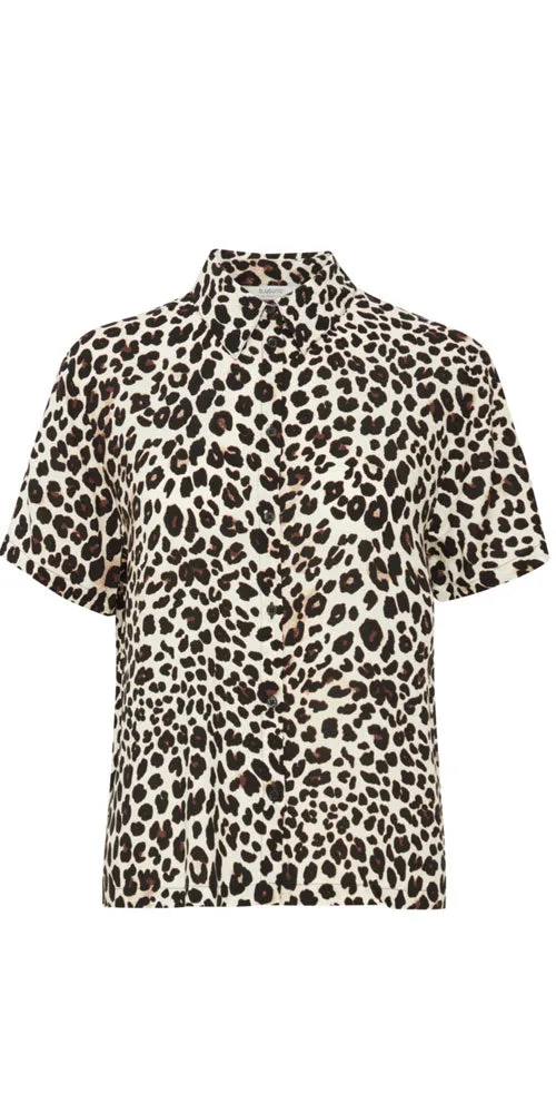 B.Young Leopard Print Shirt