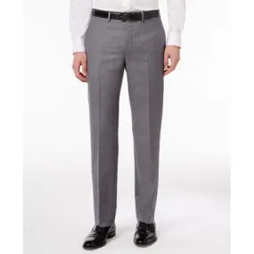 Calvin Klein Mens Slim fit Dress Pants 36 / 29 Grey Solid