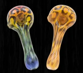 Chameleon Glass Leopard Glass Hand Pipe