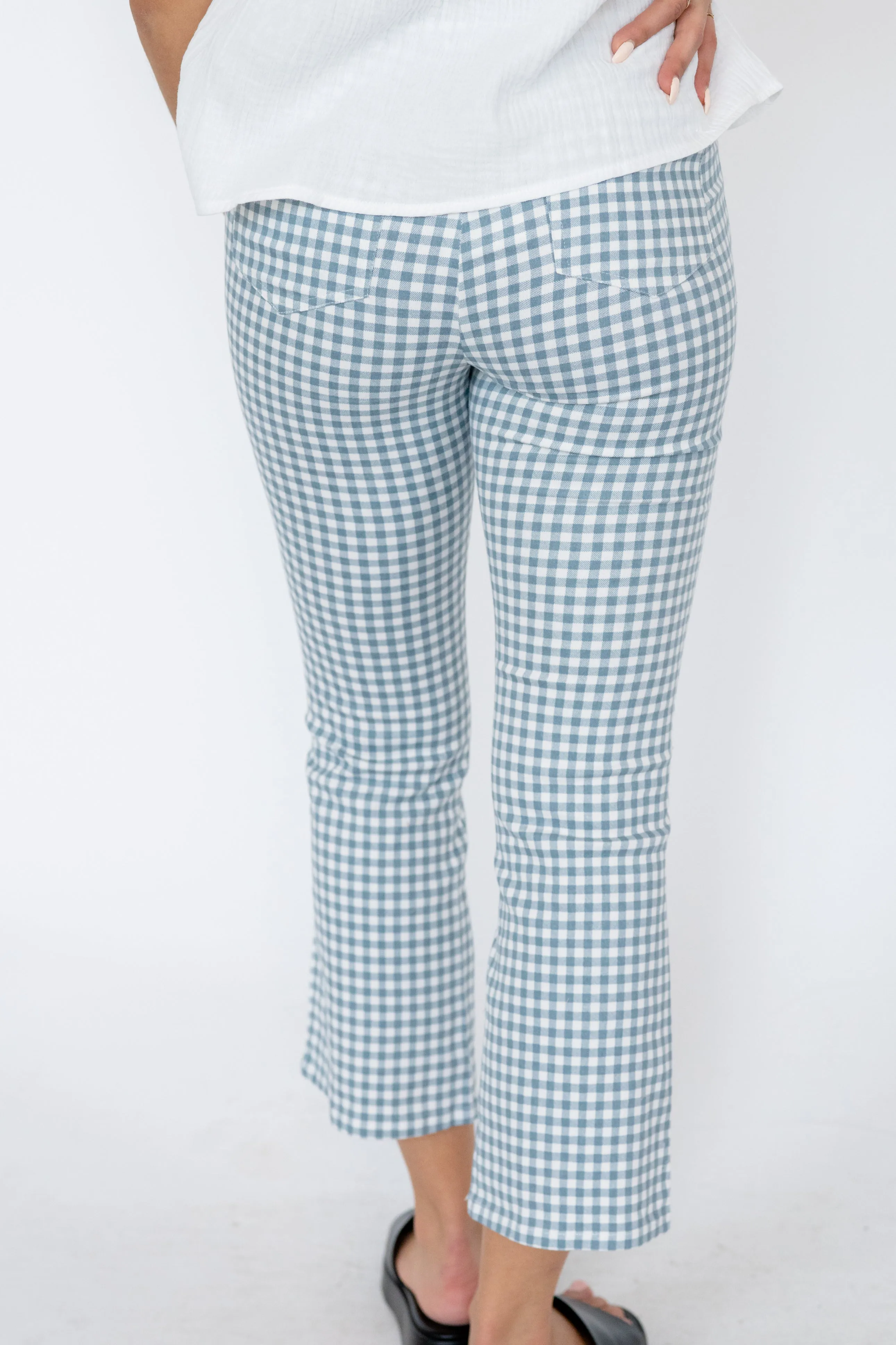 Checkered Pants -Blue