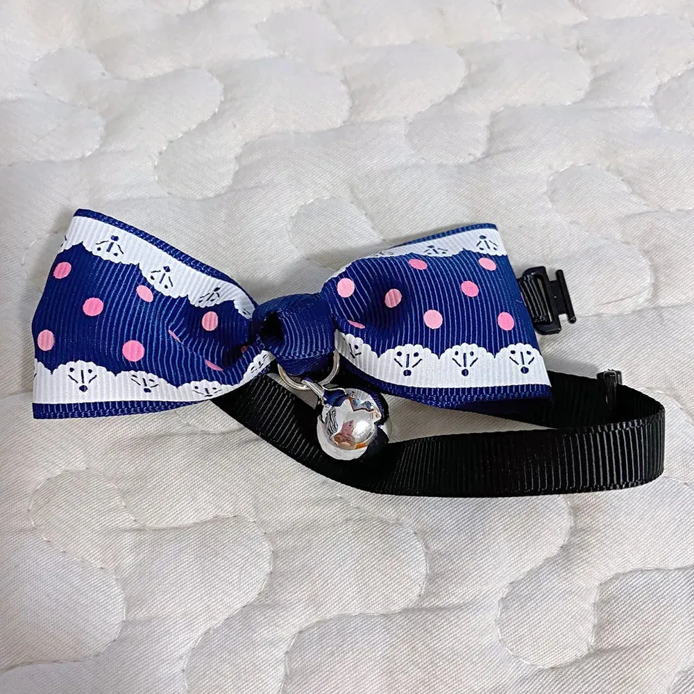 Christmas Themed Bowtie Breakaway Cat Collars