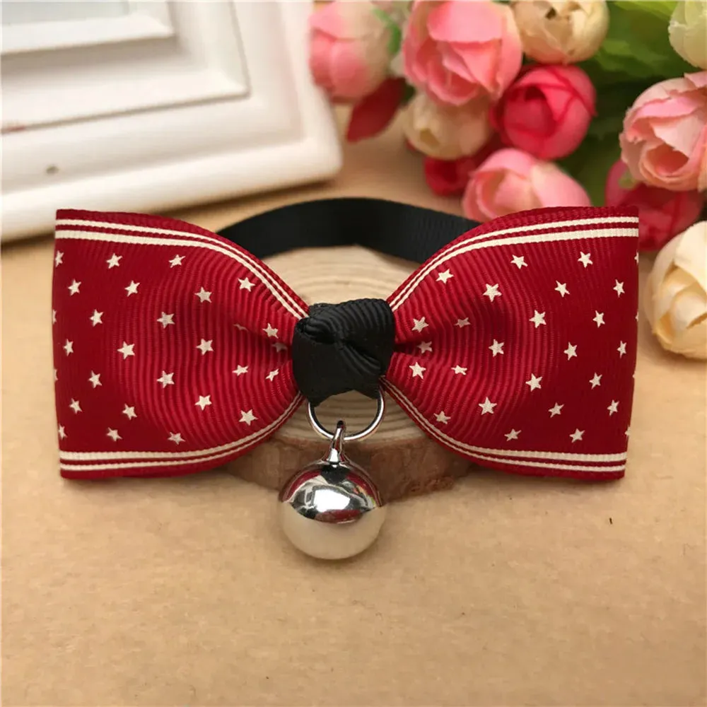 Christmas Themed Bowtie Breakaway Cat Collars
