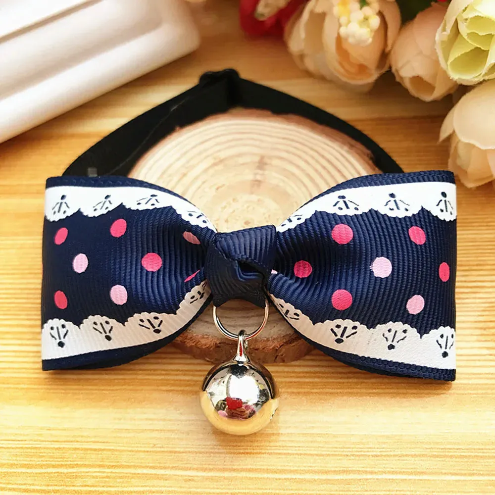Christmas Themed Bowtie Breakaway Cat Collars