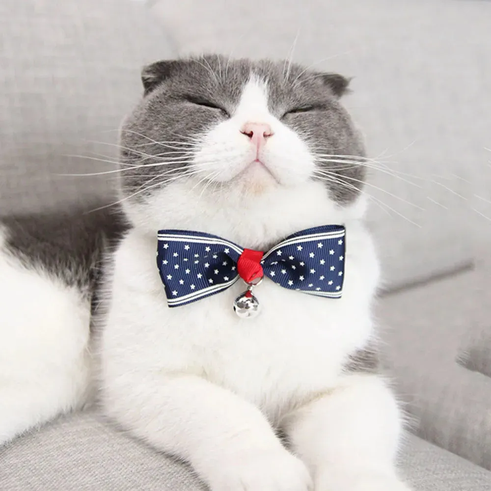 Christmas Themed Bowtie Breakaway Cat Collars