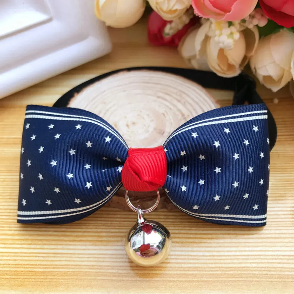Christmas Themed Bowtie Breakaway Cat Collars