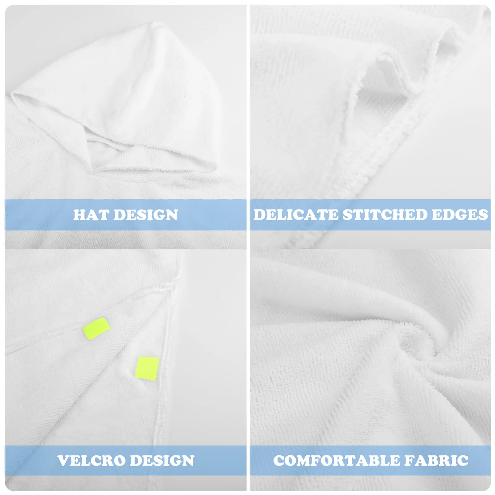 Colored Spider Webs, Hooded Terry Cloth Pullover Towel for Kids, Children