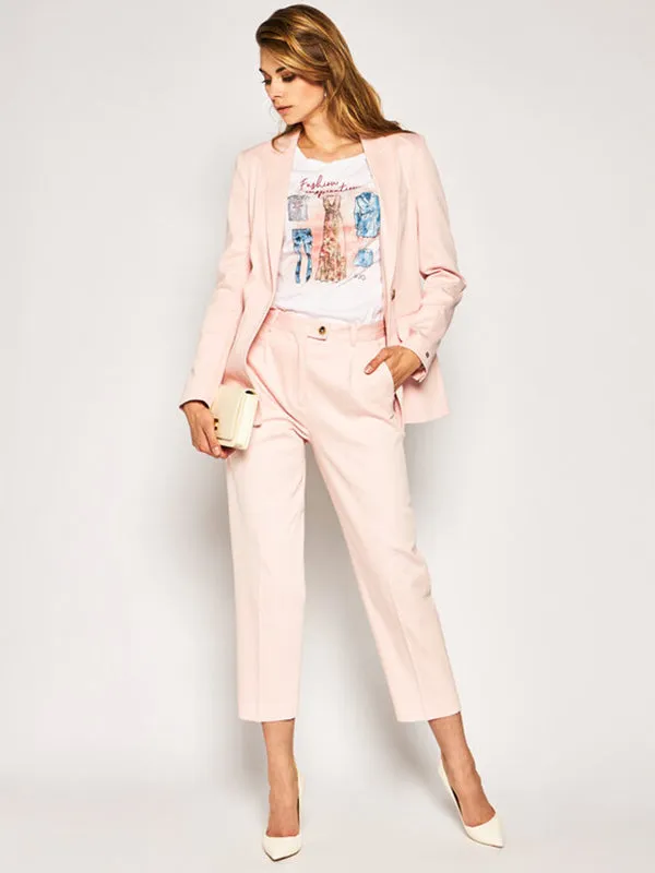 Cotton Pastel Tapered Pant