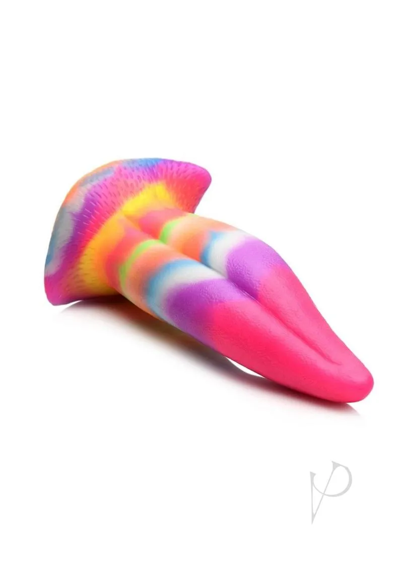 Creature Cocks Unicorn Kiss Glow in the Dark Silicone Dildo Rainbow