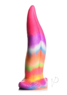 Creature Cocks Unicorn Kiss Glow in the Dark Silicone Dildo Rainbow