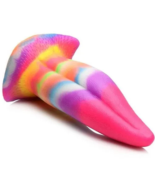 Creature Cocks - Unicorn Tongue Glow in the Dark Silicone Dildo - 8.4in