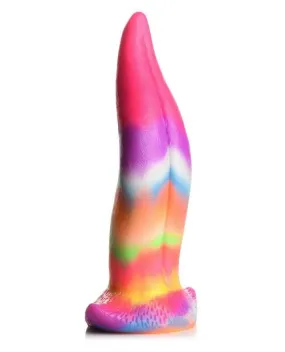 Creature Cocks - Unicorn Tongue Glow in the Dark Silicone Dildo - 8.4in