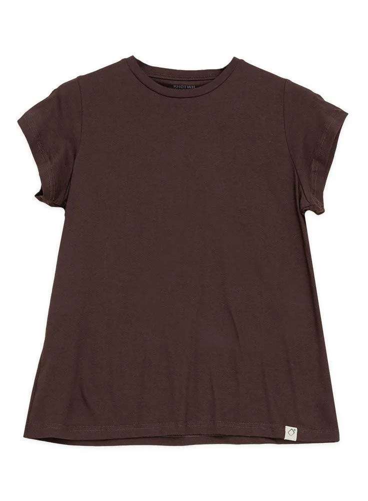 Dark Brown Short-Sleeve