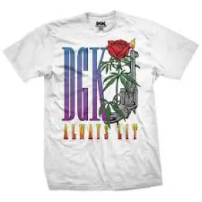 DGK White Tshirt Always Lit