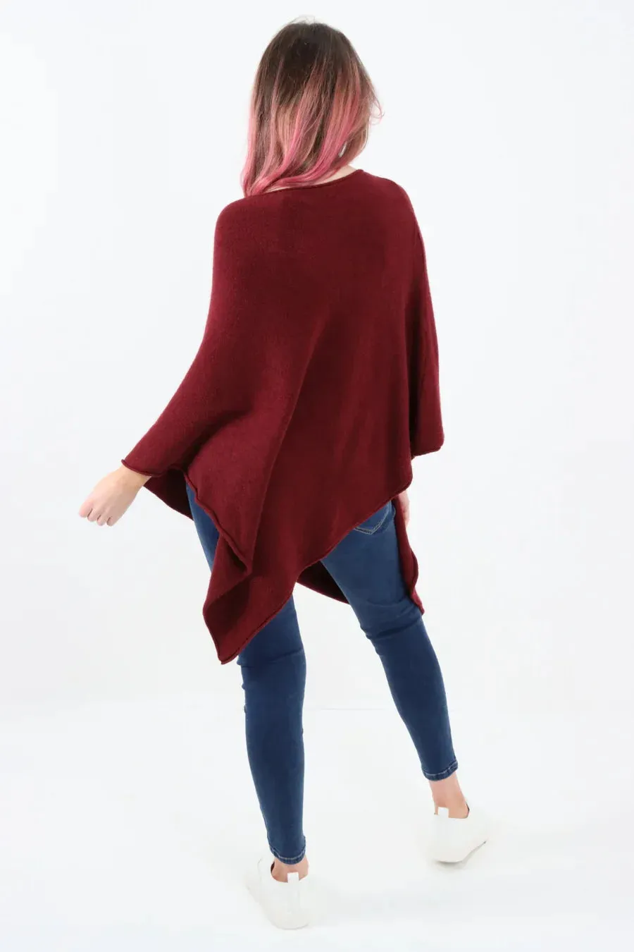 Embossed Star Poncho