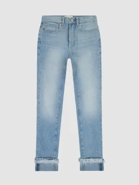 Emie Straight High Rise, Fountain Fur