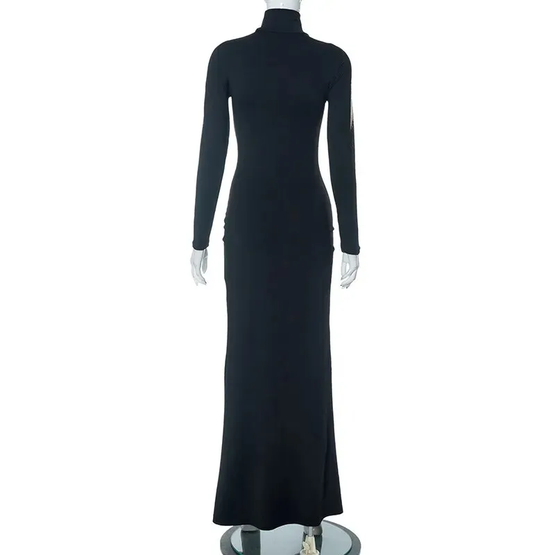 Feeling Good Turtleneck Maxi Dress