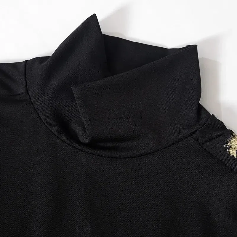 Feeling Good Turtleneck Maxi Dress