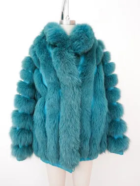 Fox Fur & Leather Jacket