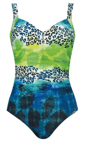 Full Piece Lime Leopard