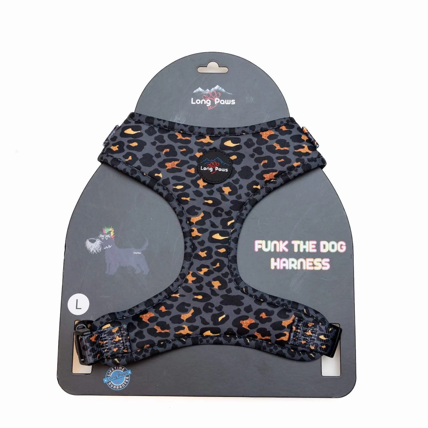 Funk The Dog Harness | GoldBlack Leopard